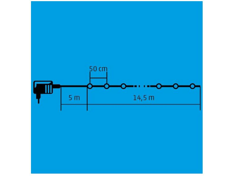 Home LPL 30/M LED-es kültéri fényfüzér