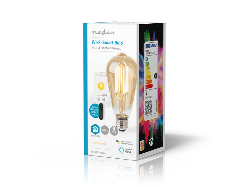 Nedis WIFILRF10ST64 SmartLife E27 LED izzó