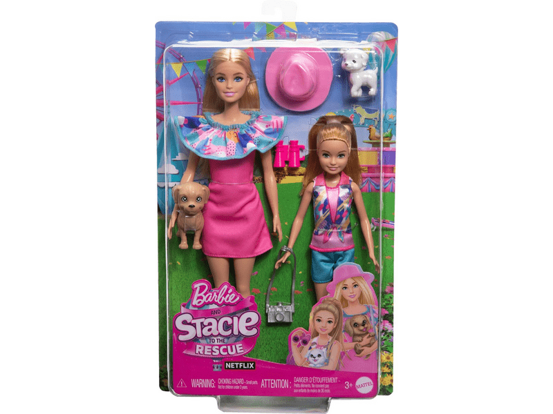 Barbie and Stacie to The Rescue Duó baba szett (HRM09)