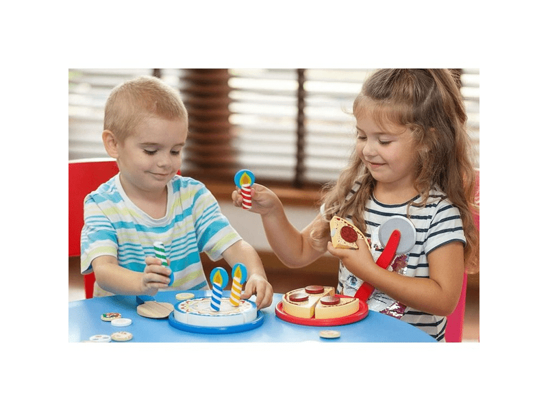 Melissa & Doug Pizza és szülinapi torta (18490)