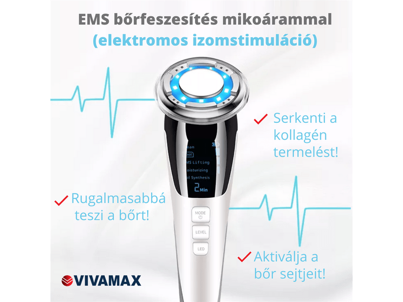 Vivamax Hot&Cool arckezelő készülék EMS technológiával (GYVAK1)