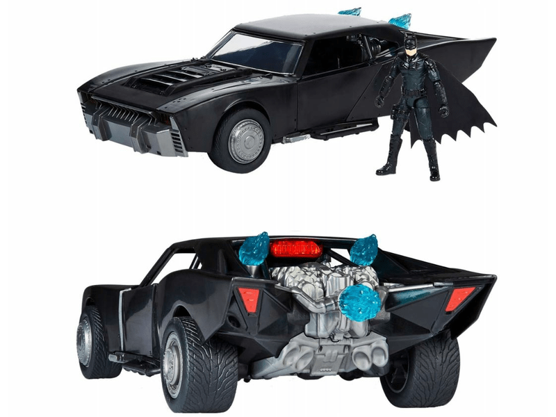 Batman mozifilm 10 cm Batmobil és figura