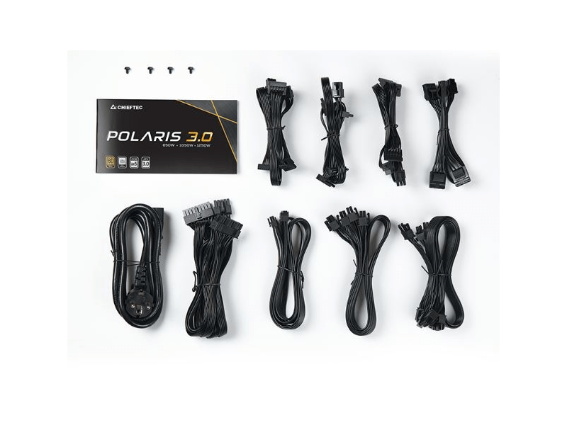 Chieftec PPS-1050FC-A3 Polaris 3.0 1050W Moduláris Tápegység