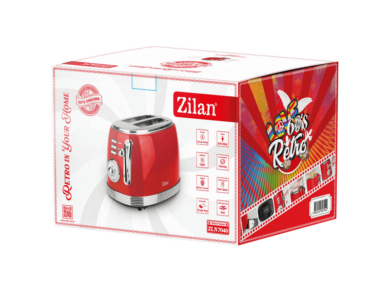 Zilan ZLN7040 Retro kenyérpirító