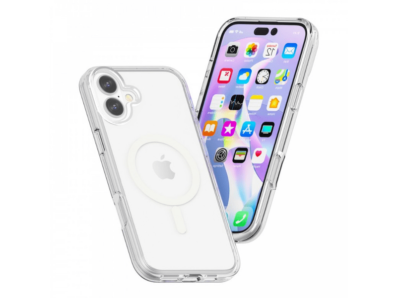Cellect iPhone 17 mágneses szilikon tok, átlátszó (CEL-MAG-IPH17-TP)