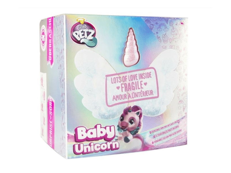 My Baby Unikornis interaktív plüssfigura, kék (IMC093881B)