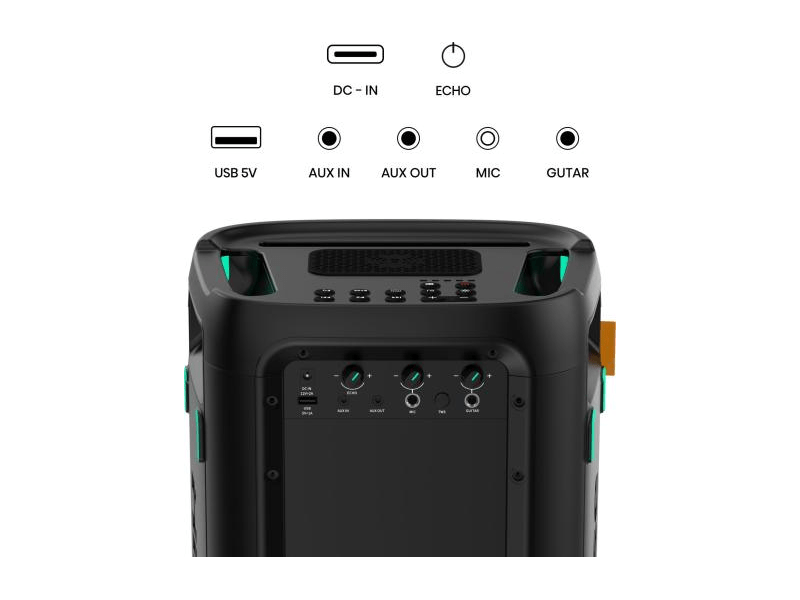 Hisense Party Storm 1 Bluetooth zvučnik za zabave s 2 mikrofona