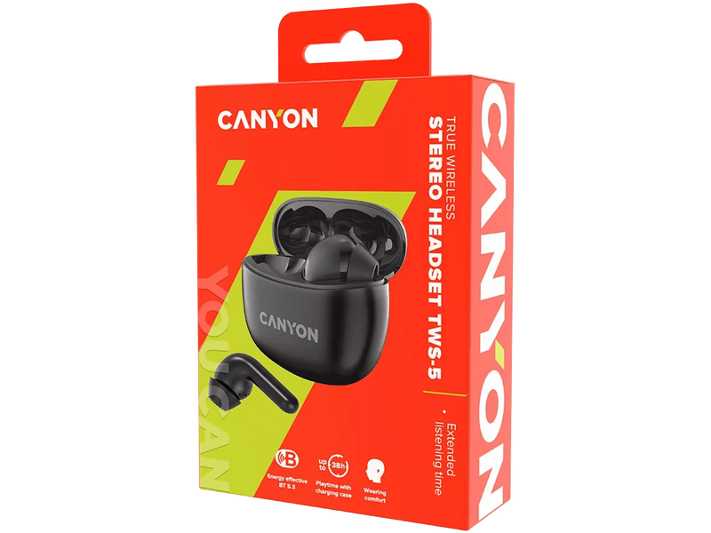 Canyon TWS-5 Bluetooth slušalice, crne