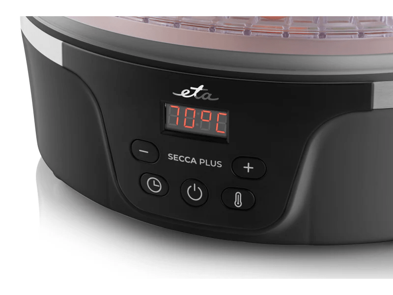 Eta Secca Plus 8301 90000 Gyümölcsaszaló, fekete