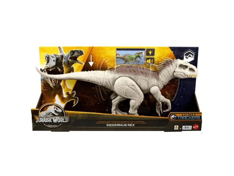 Jurassic World: Indominus Rex fénnyel és hanggal (HNT63)