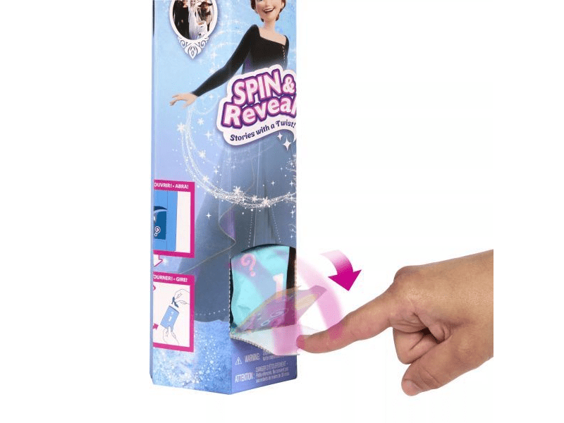 Jégvarázs: Varázslatos meglepetés baba - Anna (HXD27)