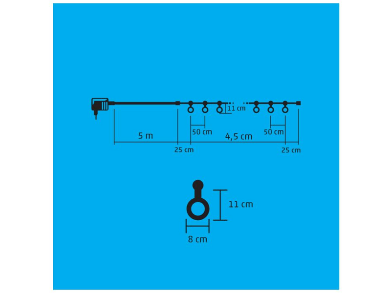 Home LPL 10 GLOBE Sorolható party fényfüzér