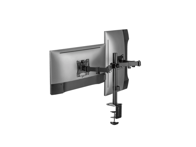 Sbox LCD-352/2-3 Dual asztali monitortartó, 17-32