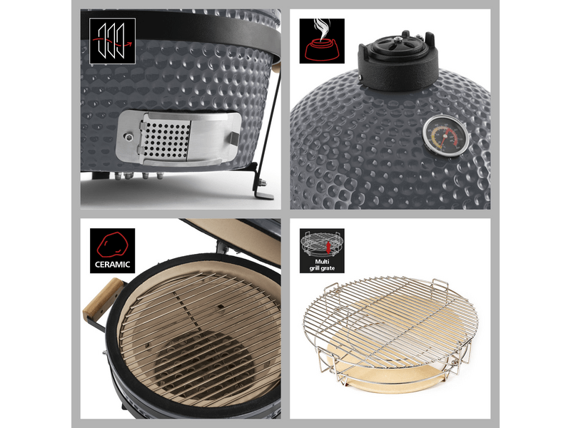 Landmann 00572 Kamado Roštilj na drveni ugljen, 40 cm