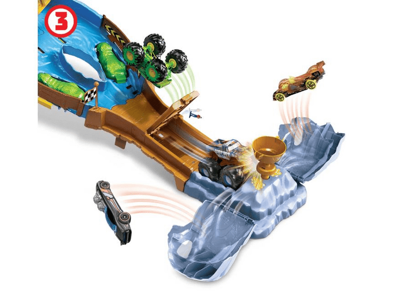 Hot Wheels Monster Trucks Hegyi szlalom versenypálya (HGV12)