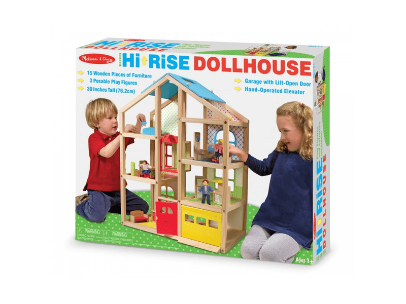 Melissa & Doug emeletes fa babaház lifttel (12462)