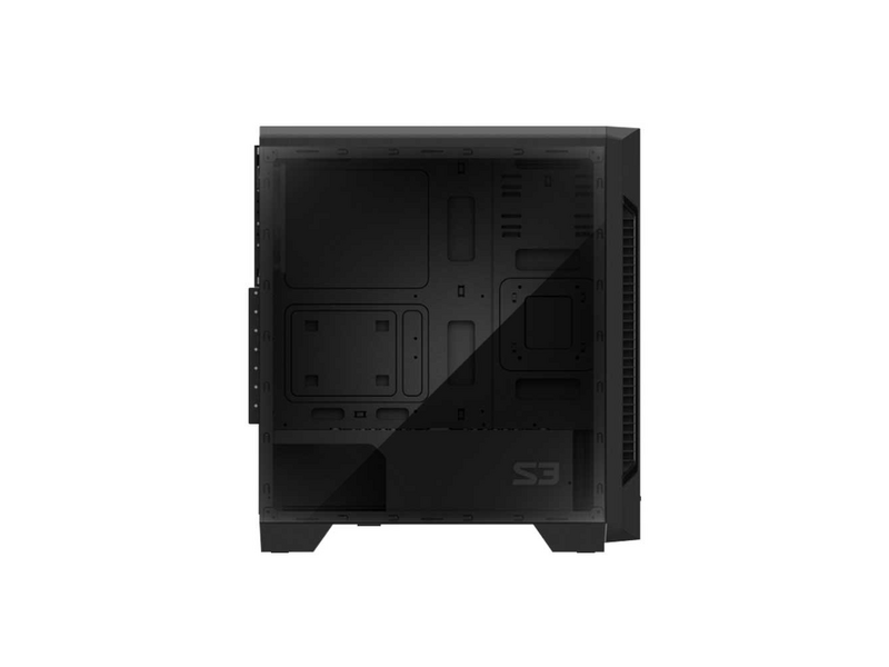 Zalman S3 TG, ATX, T.G., Zwart Zalman S3 TG, ATX, T.G., Zwart