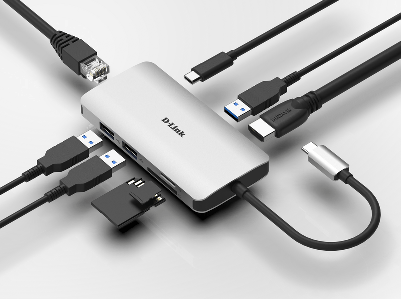 D-Link DUB-M810 8-in-1 USB-C HUB