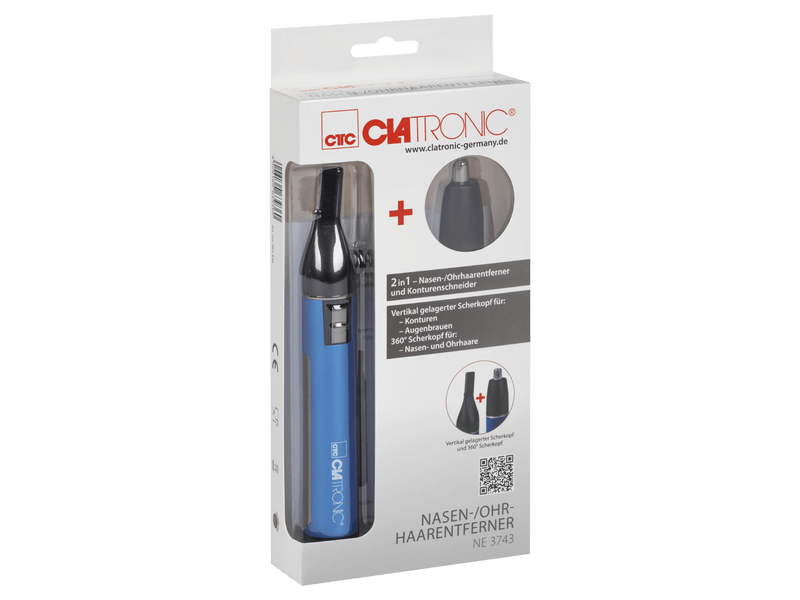 Clatronic NE 3743 2in1 Orr- és fülszőrnyíró + Kontúrvágó