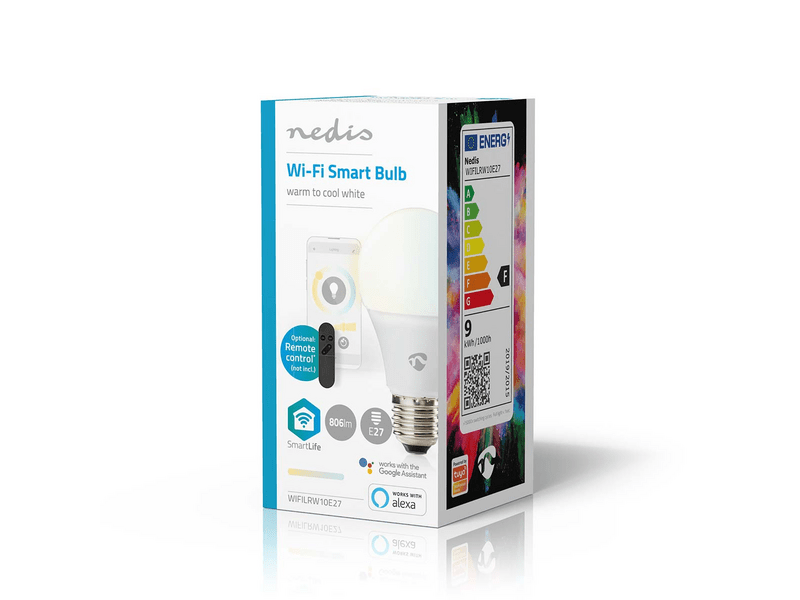Nedis WIFILRW10E27 SmartLife E27 LED Izzó