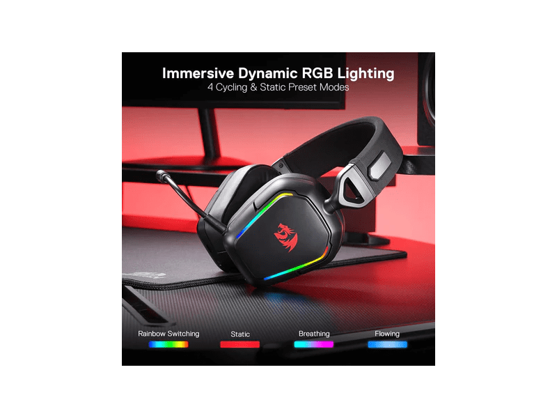 Redragon H868 bežične RGB gamer slušalice