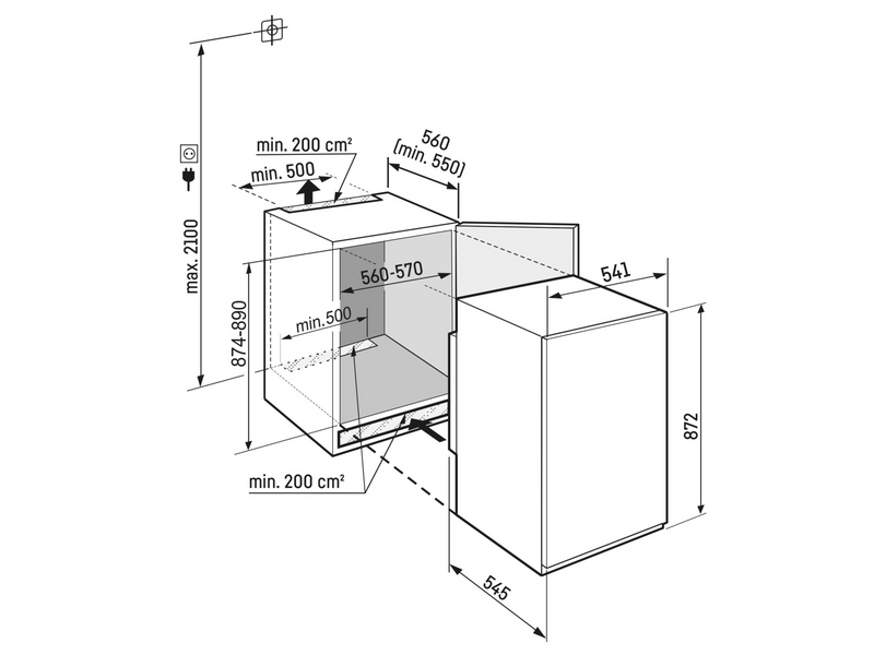 Liebherr IRSe 3900 Beépíthető hűtőszekrény