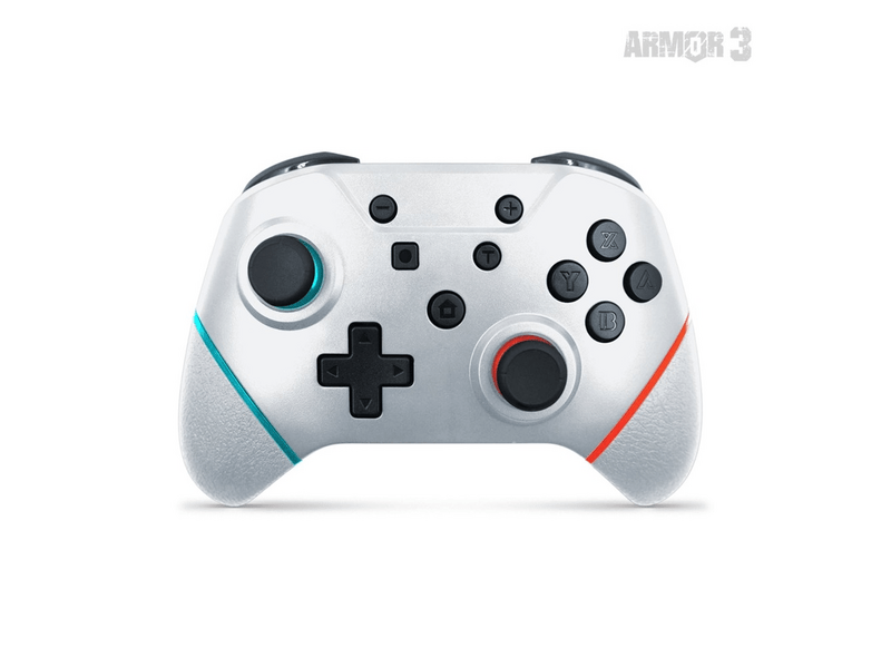 Armor3 NuChamp Nintendo Switch Vezeték nélküli kontroller, fehér (M07467-WH)