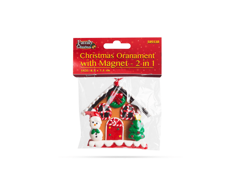 Family 58553B Karácsonyi mágneses mézeskalács házikó