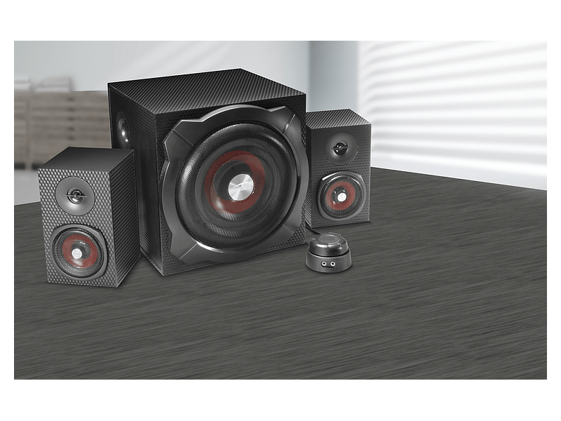 SpeedLink GravityCarbon 2.1 hangszóró rendszer (SL-820008-BK)