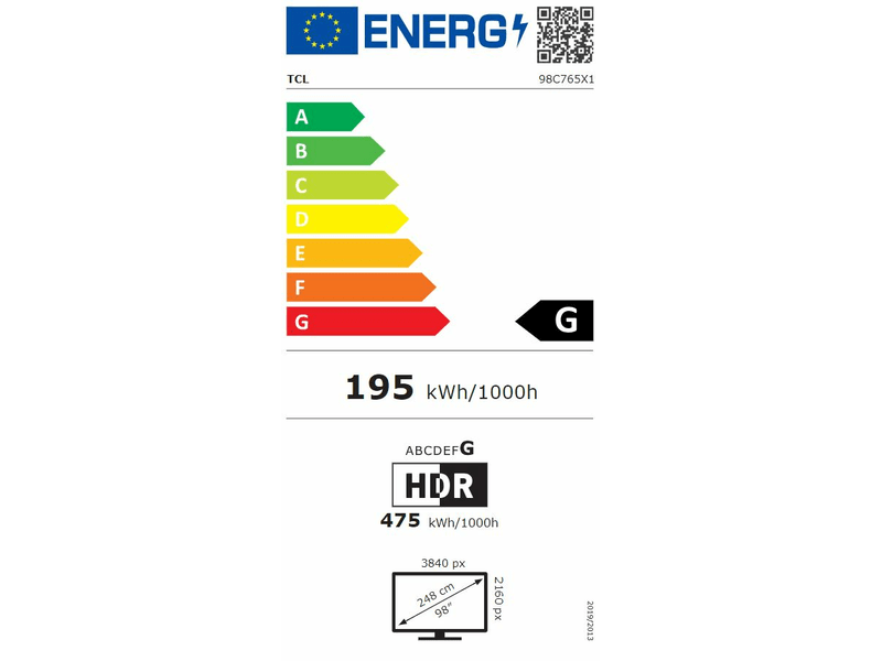 TCL 98C765 MiniLed TV