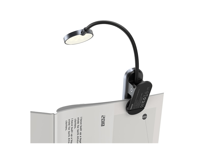 Baseus Comfort Reading Mini Clip vezeték nélküli olvasólámpa (DGRAD-0G)