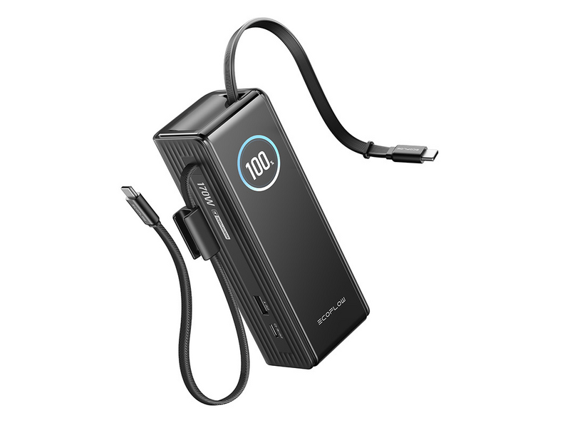 EcoFlow RAPID 170W Powerbank, 25000mAh (EF-RAPID25K100W-B-EU)