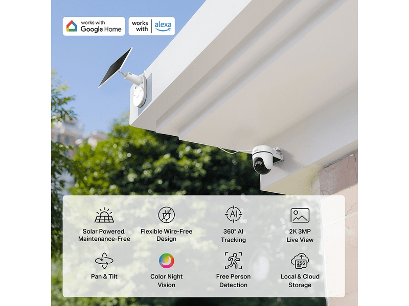 TP-Link TC90 Kit Napelemes biztonsági kamera
