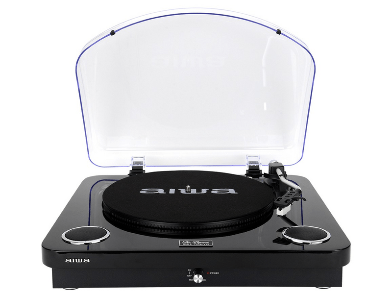 Aiwa LPS-25BK Lemezjátszó, fekete
