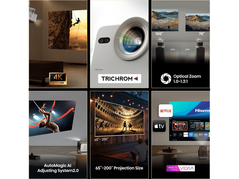 Hisense M2 Pro Smart Mini 4K Projektor