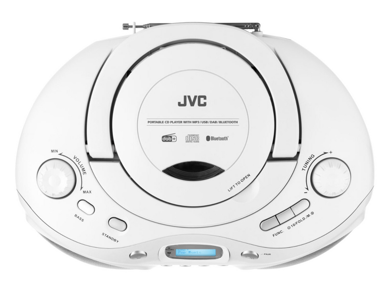 JVC RD-E661WDAB Rádió CD lejátszóval
