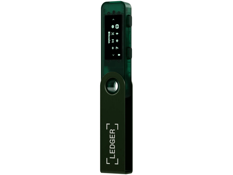 Ledger Nano S Plus Emerald Green Crypto tárca