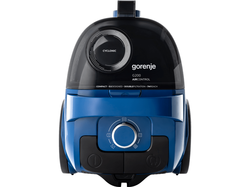 Gorenje VCE01G2ACBL Porzsák nélküli porszívó, éjkék