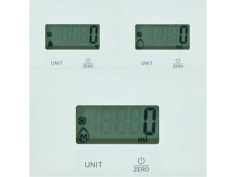 Nedis KASC610WT Digitális konyhai mérleg, fehér