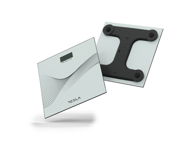 Tesla BS103W Személymérleg, fehér