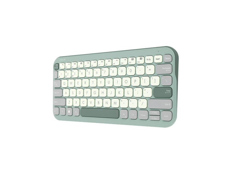 Asus Marshmallow KW100 Vezeték nélküli billentyűzet, Green Tea Latte
