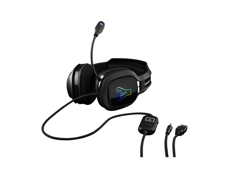 The G-Lab Korp Vanadium Black Fejhallgató, fekete