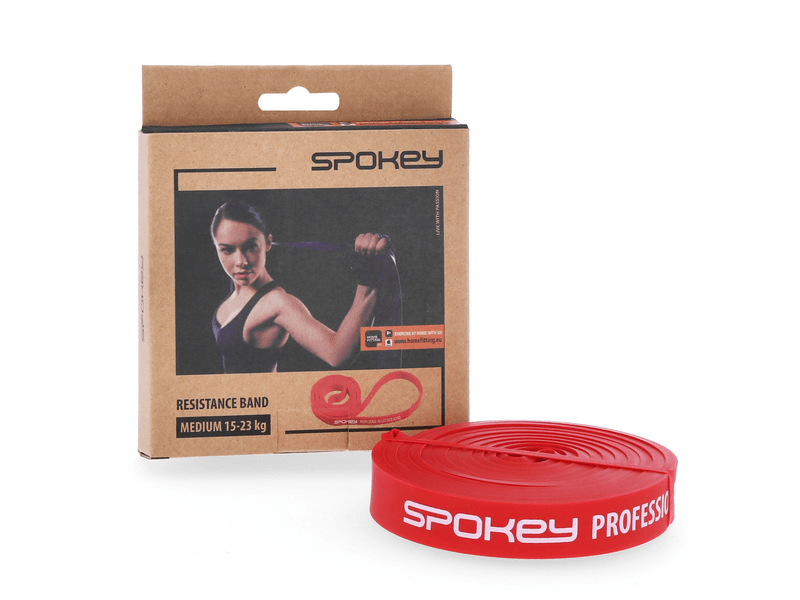 Spokey Power II erősítő gumiszalaghurok, közepes (32443)