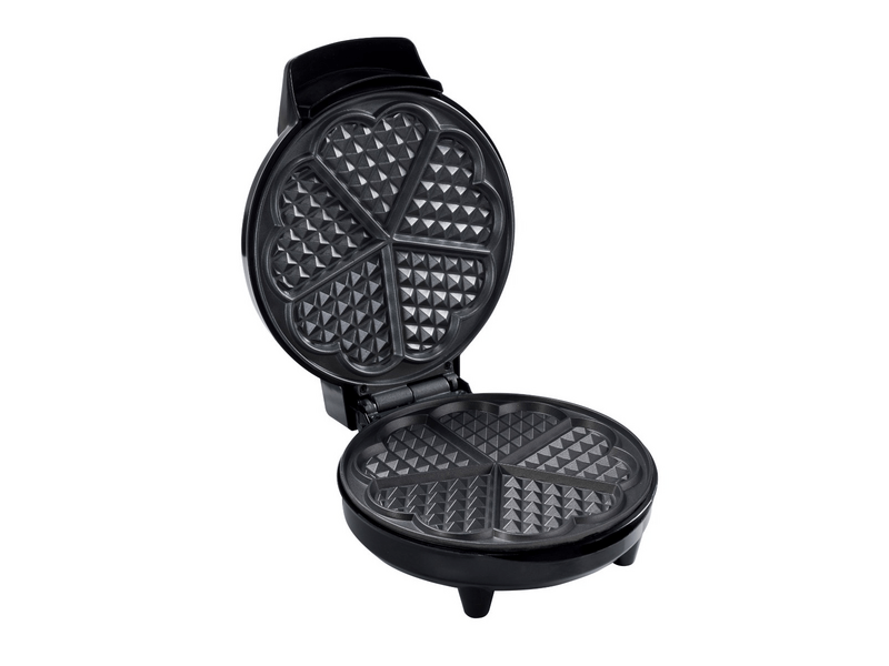 Bestron AWM700CO Szív alakú gofrisütő, réz