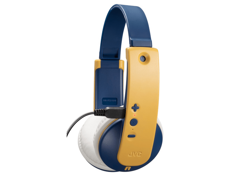 JVC HA-KD10W-YL Gyermek BT fejhallgató, sárga-kék