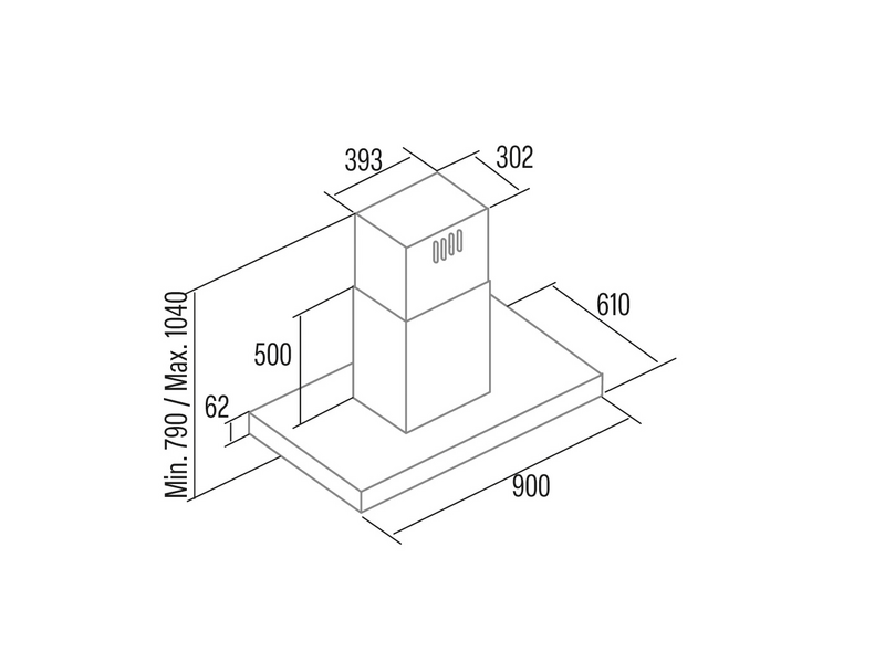 Cata Isla Sygma 900 X/E Páraelszívó
