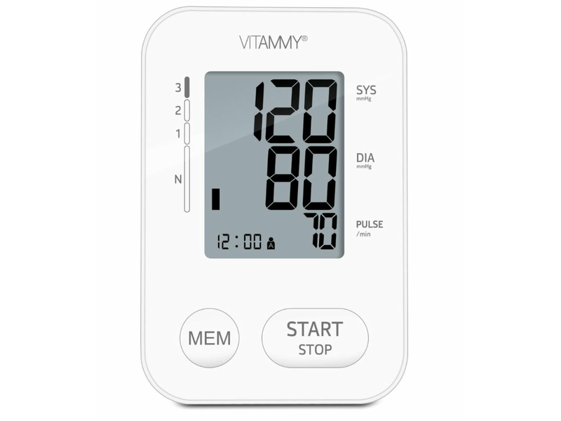 NEXT2 felkaros vérnyomásmérő, fehér