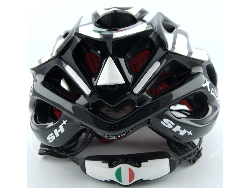 SH+ SHABLI X-plod 55/60 S/L Bukósisak, fekete/fehér