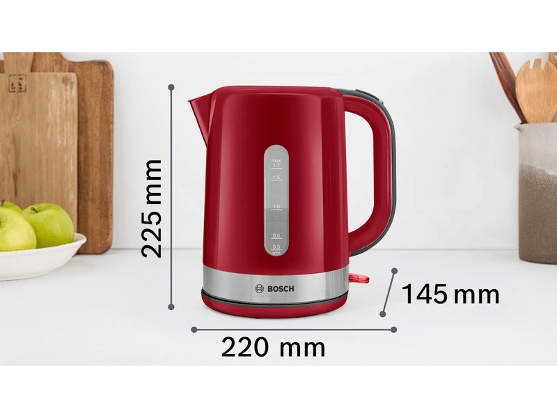 Bosch TWK6A514 Vízforraló, piros