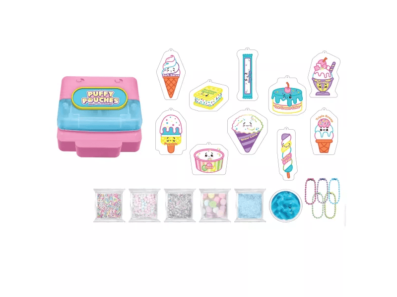 Puffy Pouches: Pufi charm design szett - fagyizó (HUN4294)